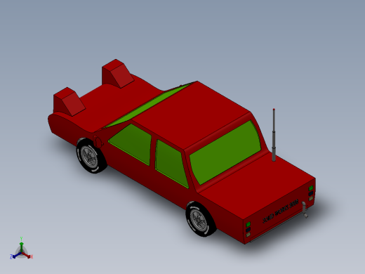 小汽车正等轴测缩略图