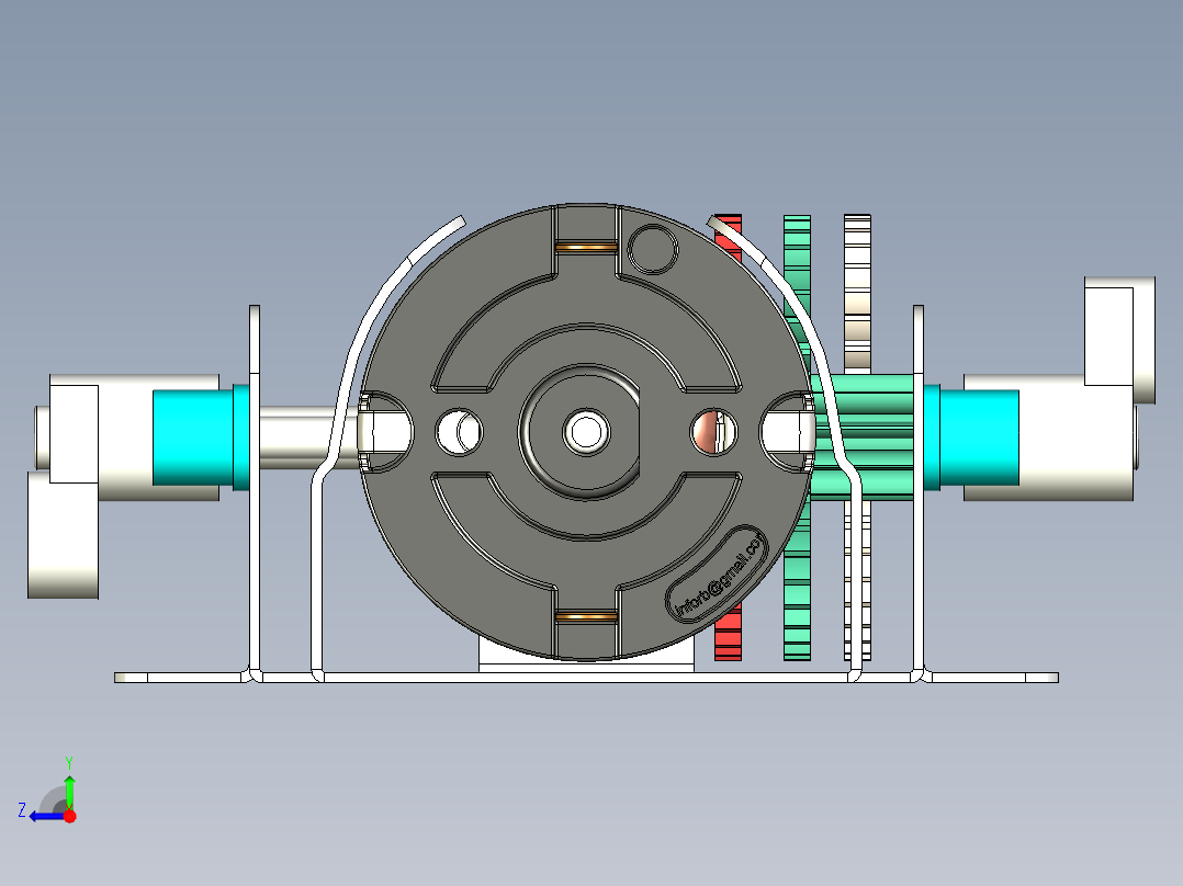 传动装置45右视图