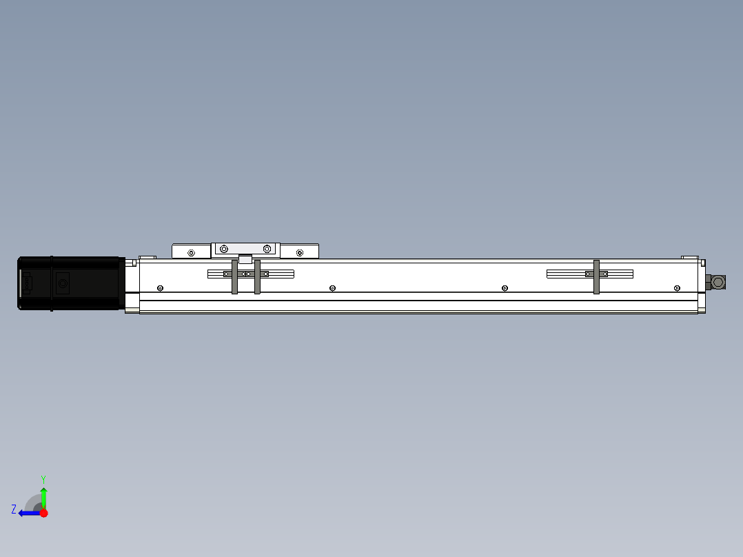 Toyo东佑达直线模组-ECH12-400-BC-200W右视图