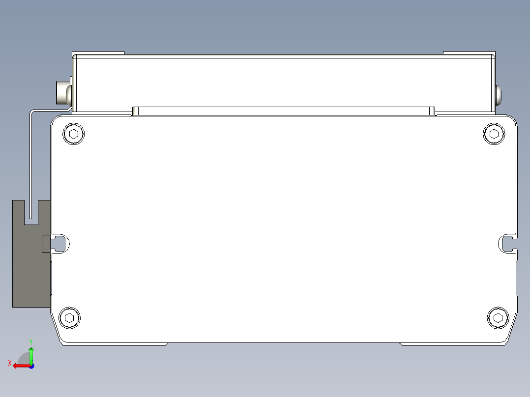 Toyo东佑达直线模组-ECH17-1050-M-400W后视图