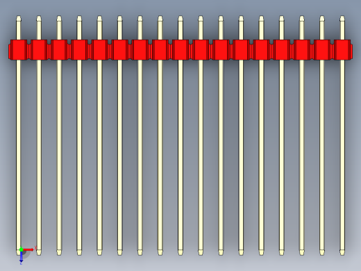 彩色公头100mil（2.54mm）系列-DS1021_red_2x17p_100mil_Type43_rev1.0俯视缩略图