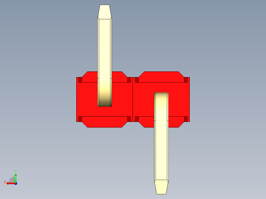 彩色公排针 100mil 2.54mm 系列-DS1022_red_02p_100mil_Type_SMT_R2_rev1.0后视缩略图