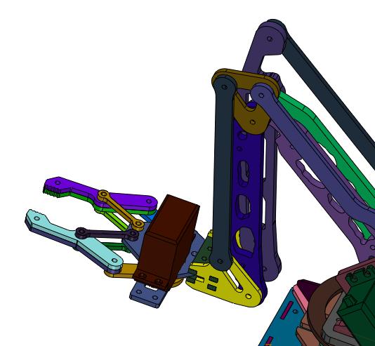 三自由度3D打印机械手臂