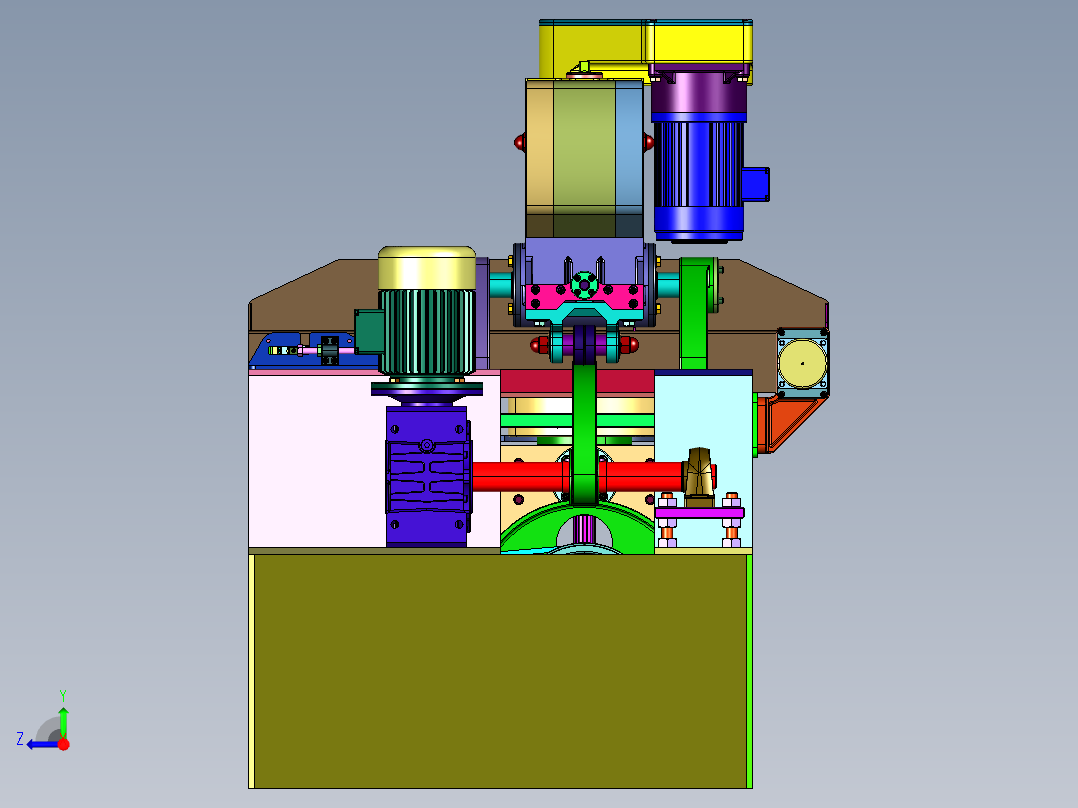 陶瓷制品自动滚压成型设备右视图
