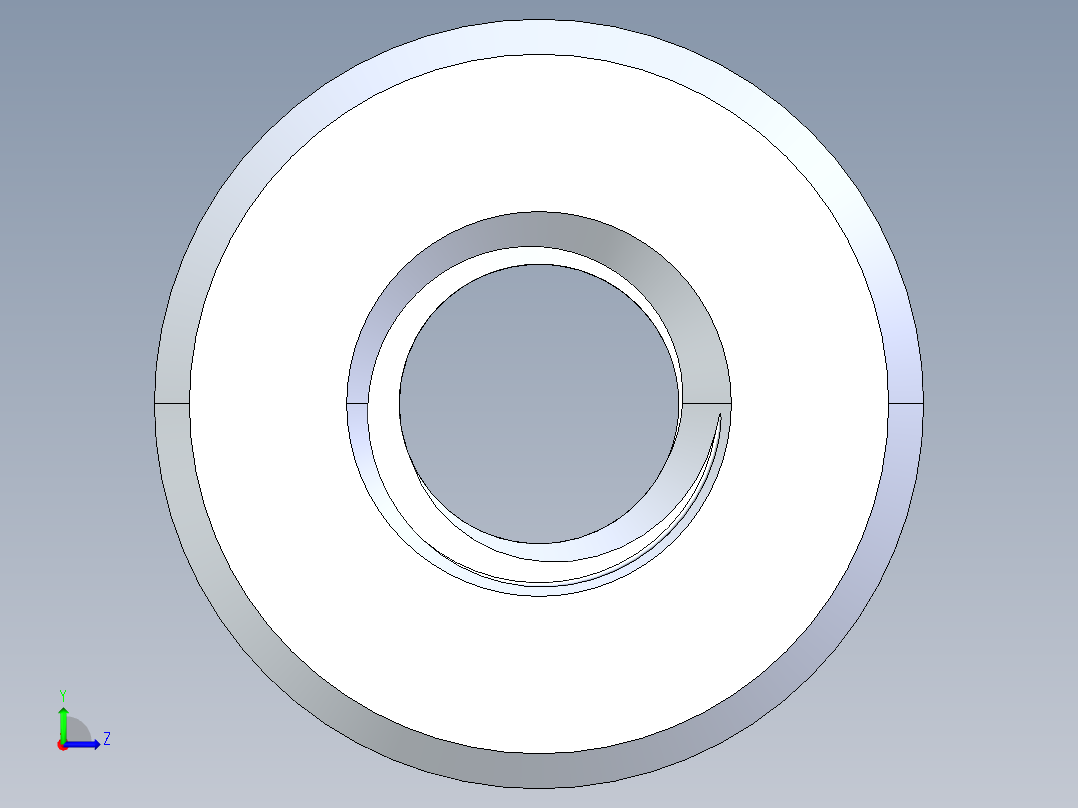 公制梯形螺母-TR10x2x22x20.STEP左视图
