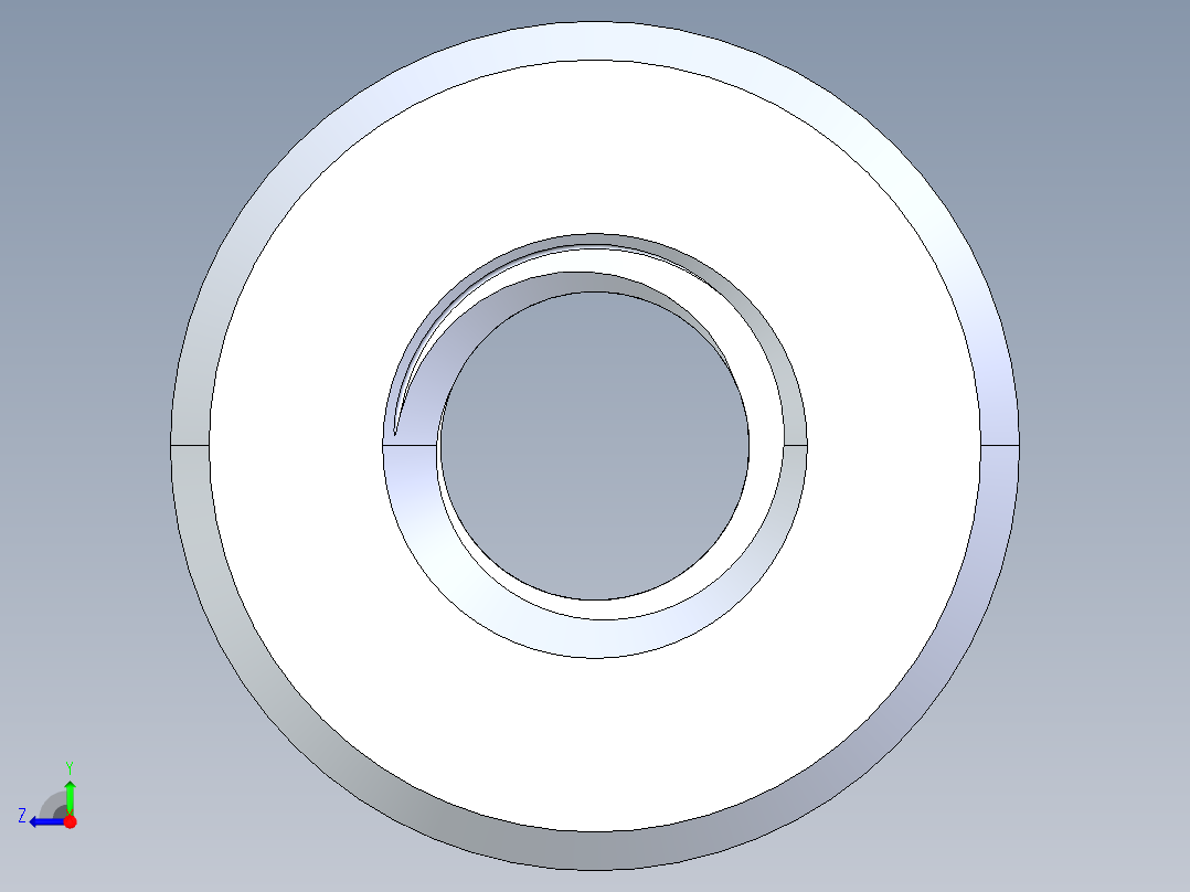 公制梯形螺母-TR10x2x22x20.STEP右视图