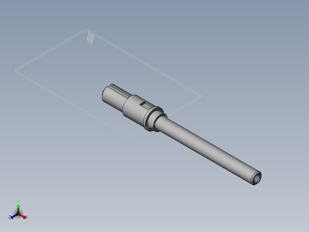 传动轴正等轴测图