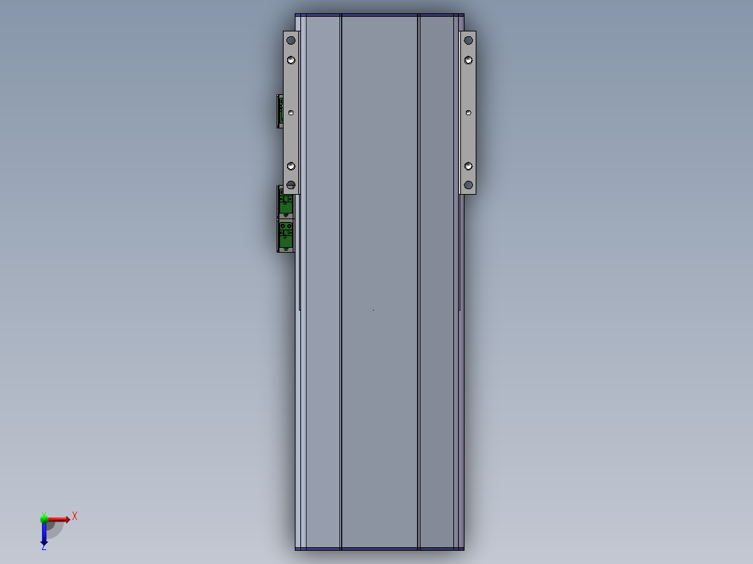 电动滑台模组SDM175内置模型俯视图