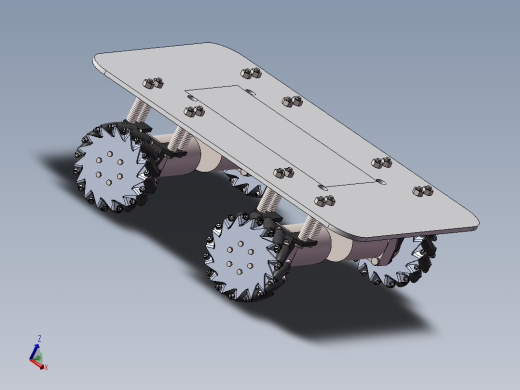 全方位轮（三维+课设+程序+二维）