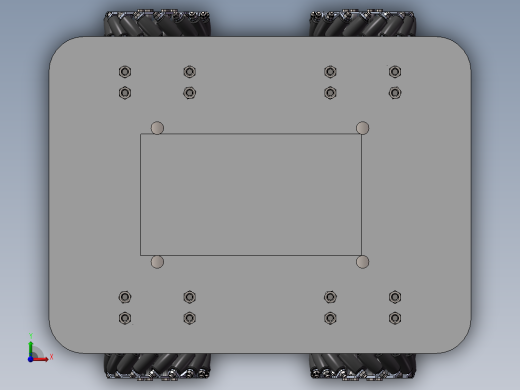 全方位轮（三维+课设+程序+二维）前视缩略图