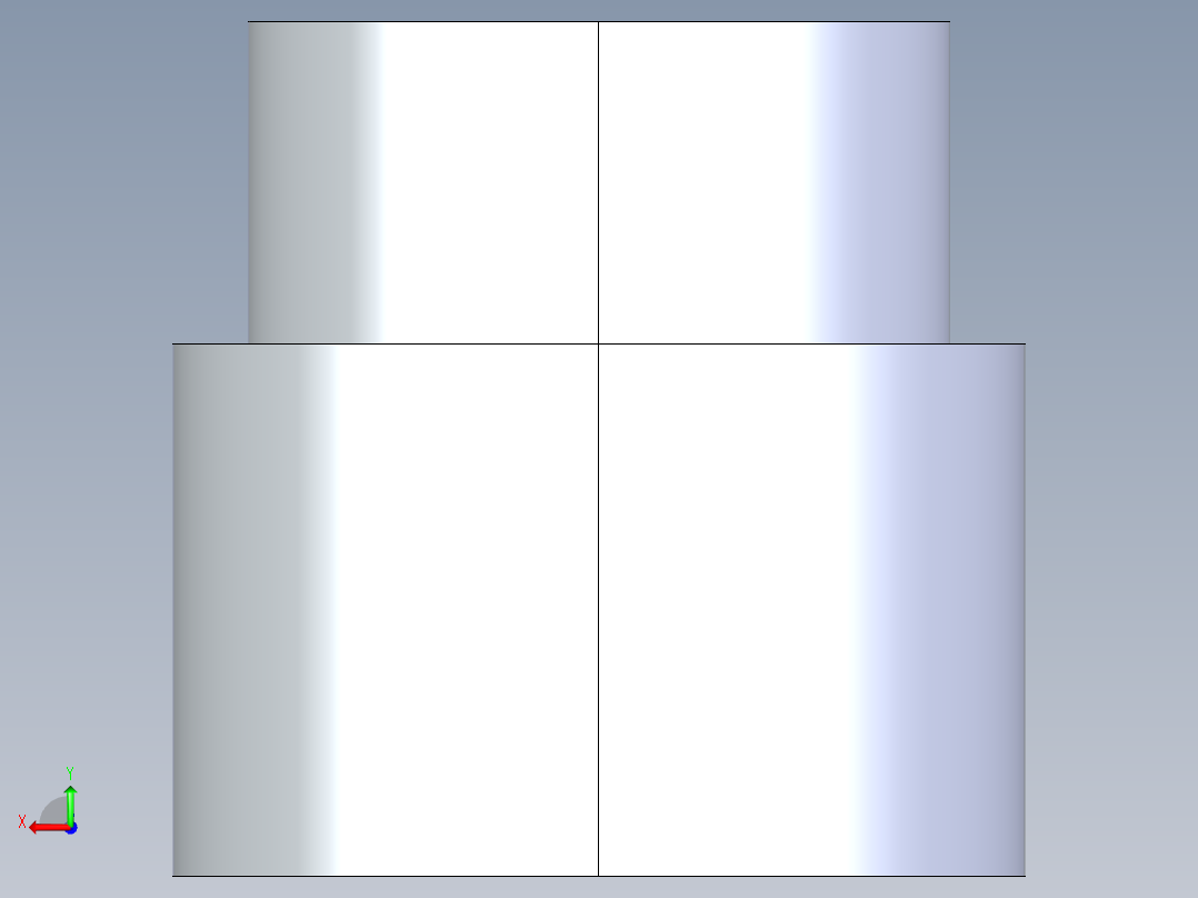 CPVC管件11-Sch80_ReducerCoupling_SxS_9829-251_2in x 1.5in后视图