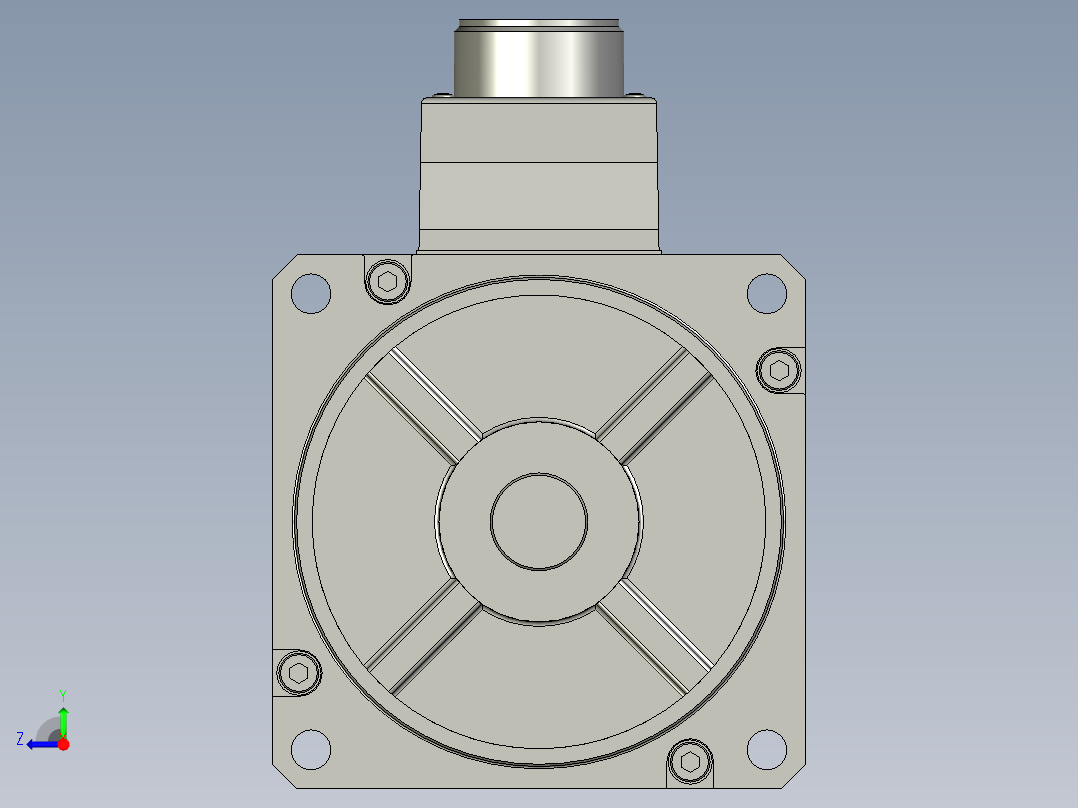 3000W MSME伺服马达右视图