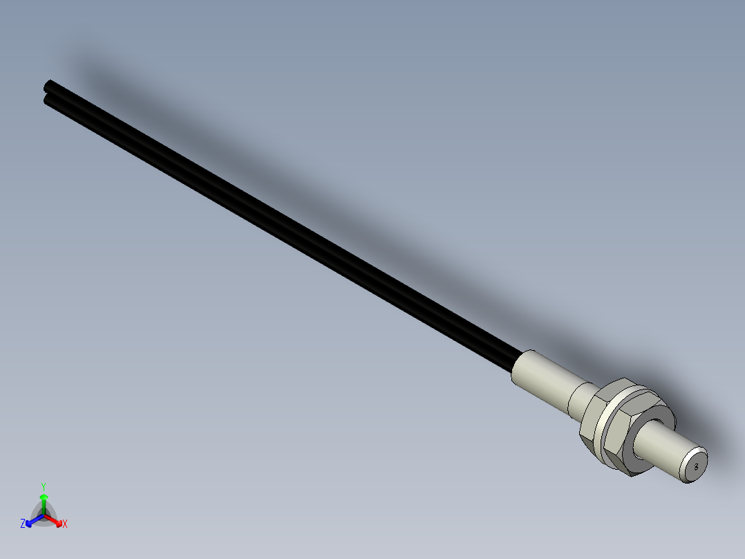 光纤元件漫反射型FR-D321正等轴测图