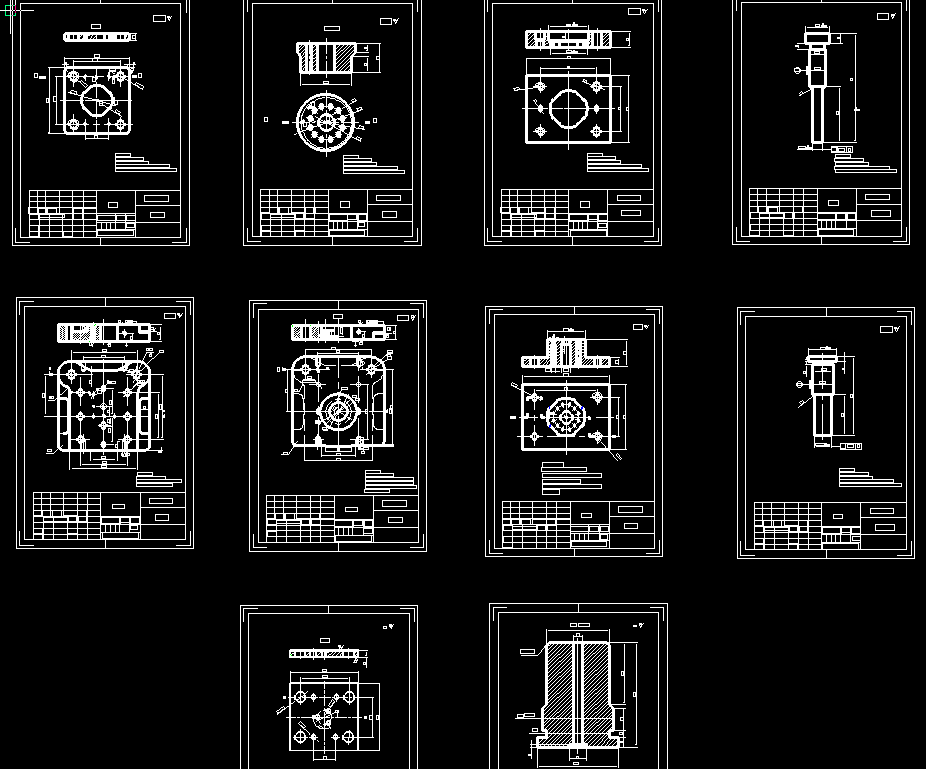 0031-分度盘零件冲孔落料复合模设计（倒装复合模）【全套13张CAD图】