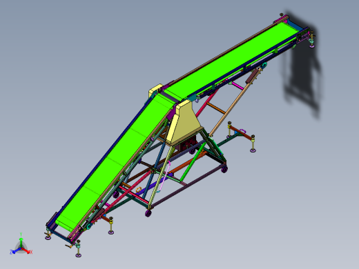 行走式装仓电动举升输送机