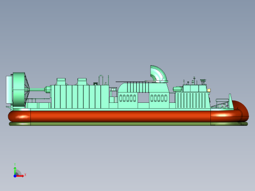 返回母舰登陆艇气垫前视缩略图