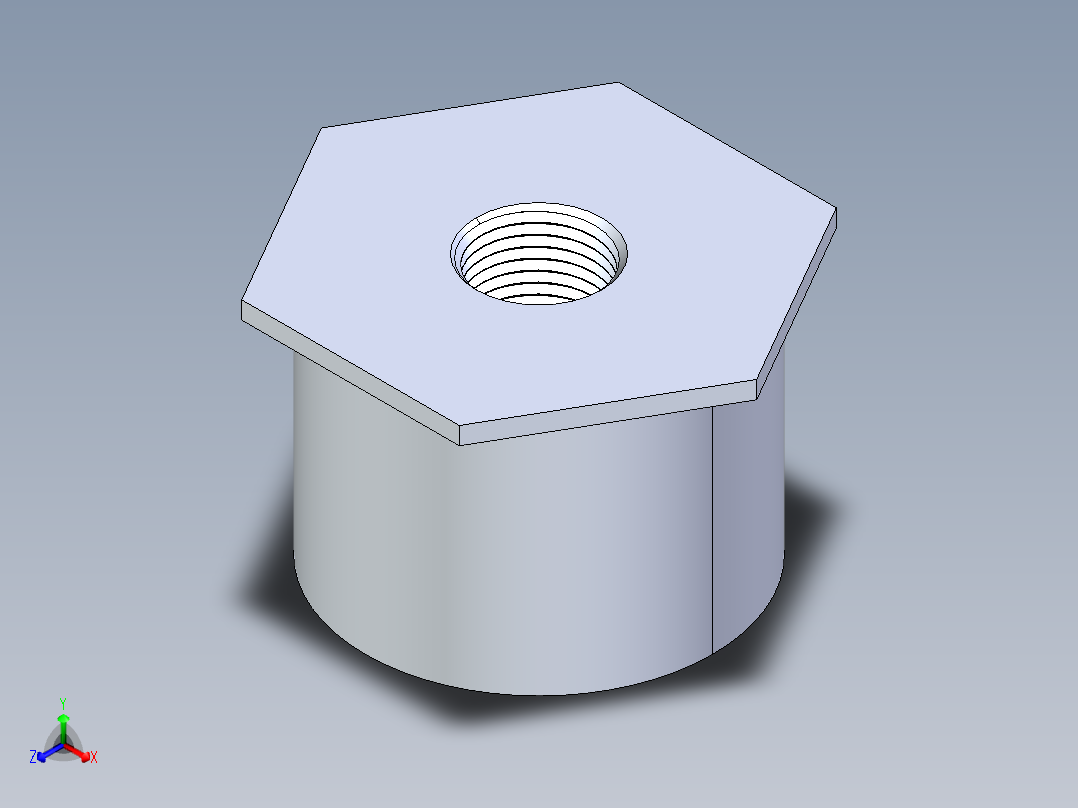CPVC管件17-Sch80_ReducerBushing_FPTxSPIG_9838-247_2in x 0.5in正等轴测图