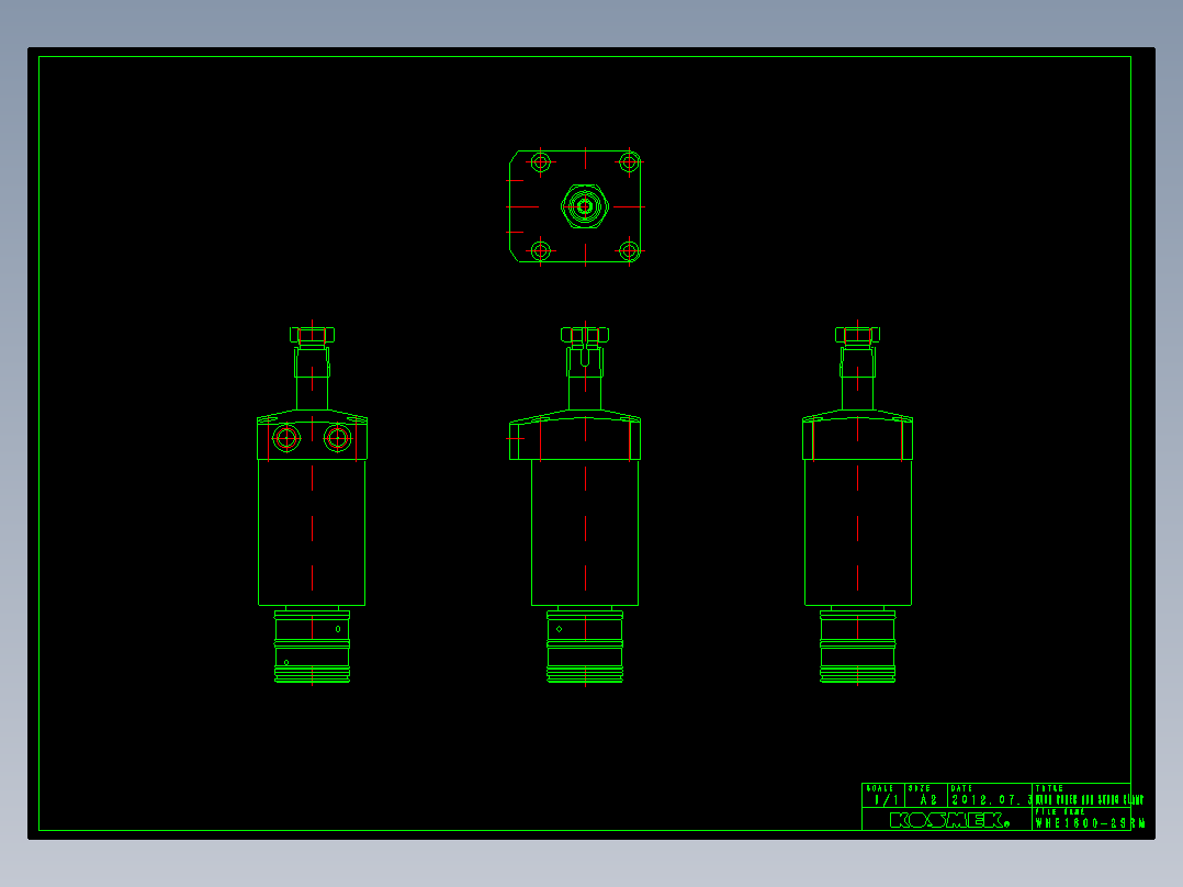KOSMEKWHE1600-2SRM多系列多零件图纸模型多系列多零件图纸模型