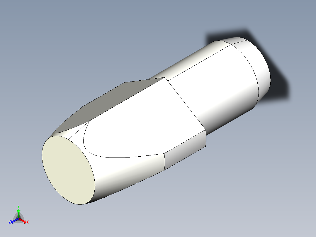 定位配件(A)2263-3D多系列多零件图纸模型主视图