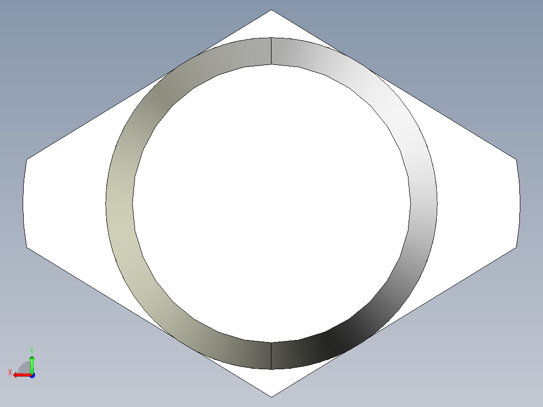 定位配件(A)2263-3D多系列多零件图纸模型后视图