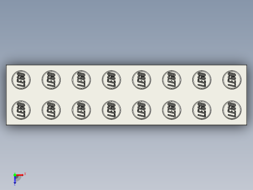 乐高套装 4421基本积木-4211391 - 3007 Medium Stone Grey Brick 2 x 8.STEP俯视缩略图