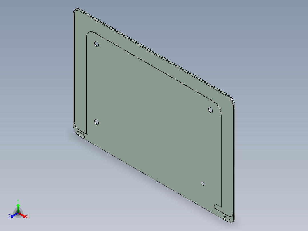 VAZ50-BASE-CNC2-0802正等轴测图