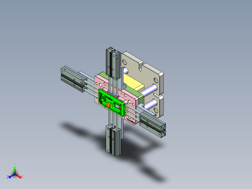 X2-CNC8笔记本CNC工装夹具三维模型-1130正等轴测缩略图