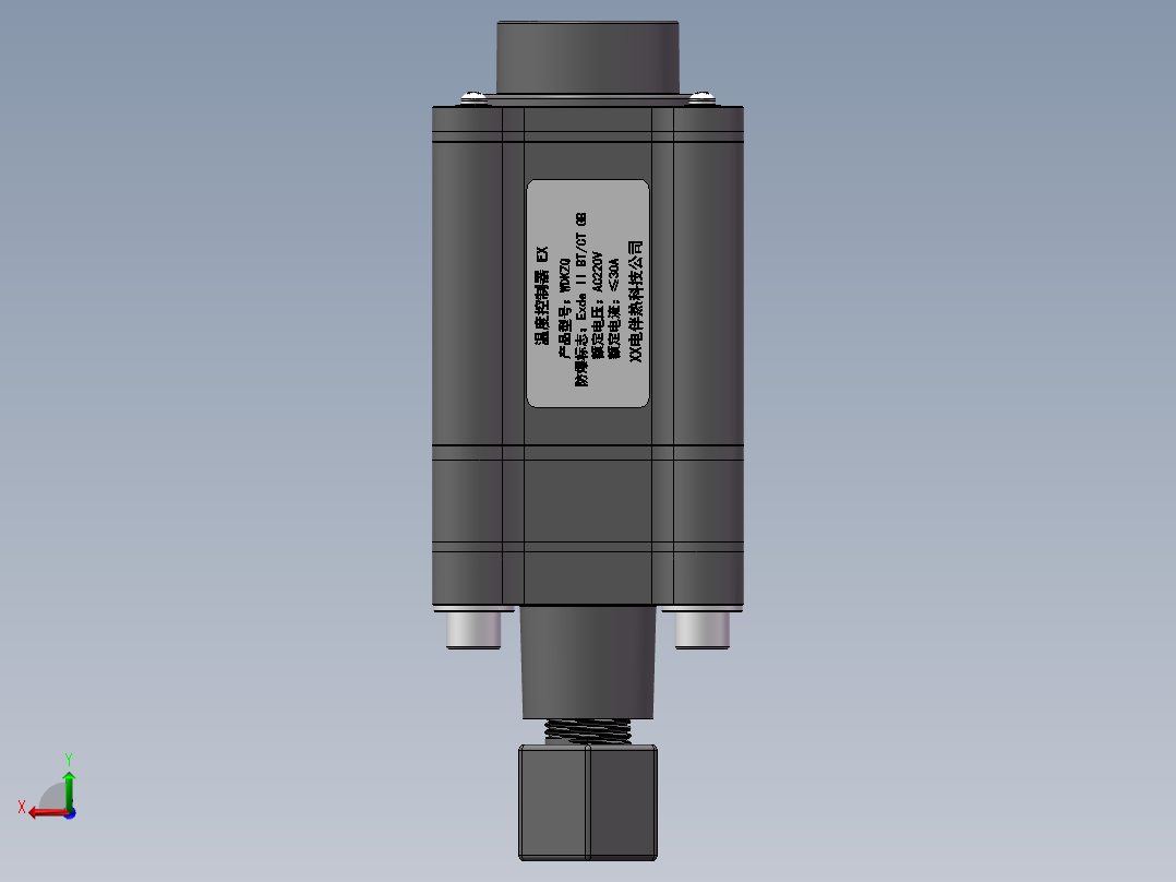 常用电伴热带温度控制器sw19可编辑后视图