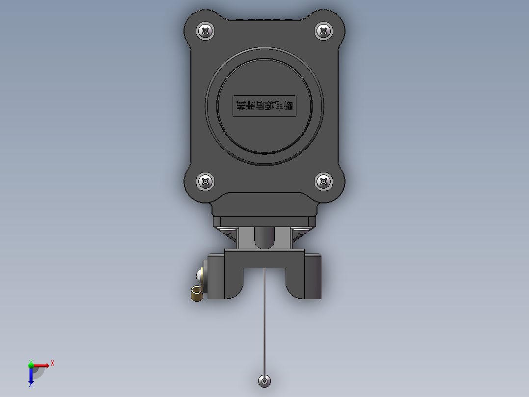 常用电伴热带温度控制器sw19可编辑俯视图