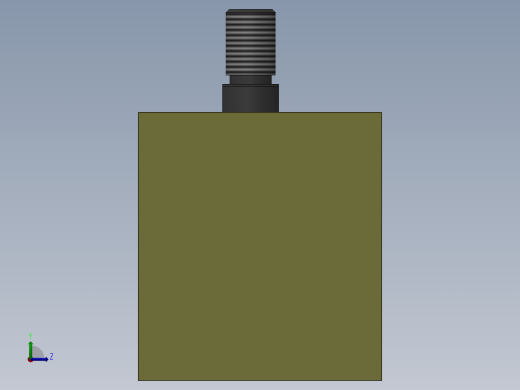 A0002512-气缸（方形 - 短行程）20x10x15毫米左视缩略图