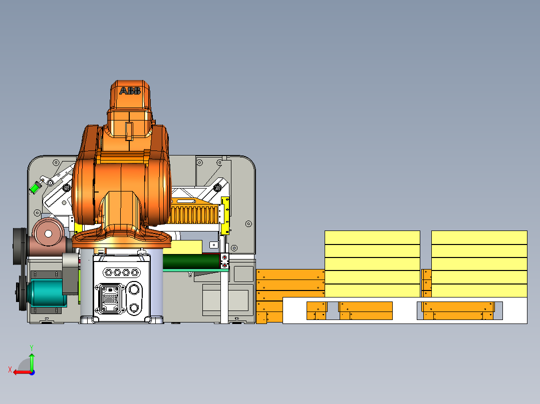 大型书籍切割生产线后视图