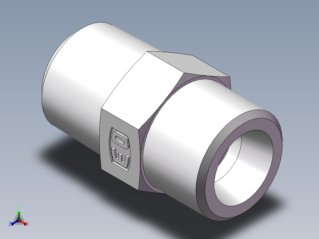 美制锥螺纹、1DN-18-06主视图