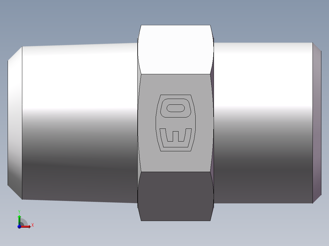 美制锥螺纹、1DN-18-06前视图