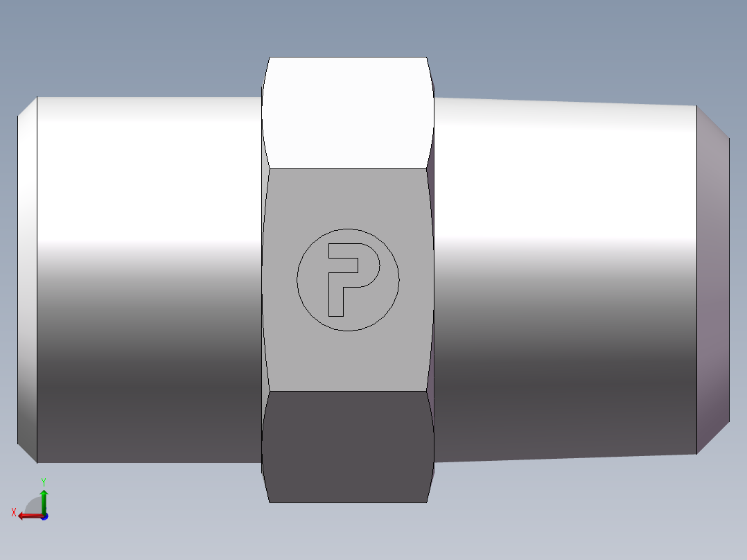 美制锥螺纹、1DN-18-06后视图