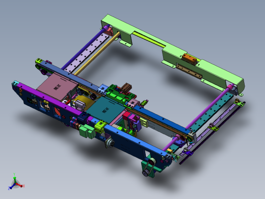 0.9米宽度可调输送机构