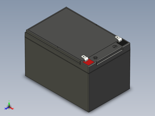 电池仓、电池(45)正等轴测缩略图