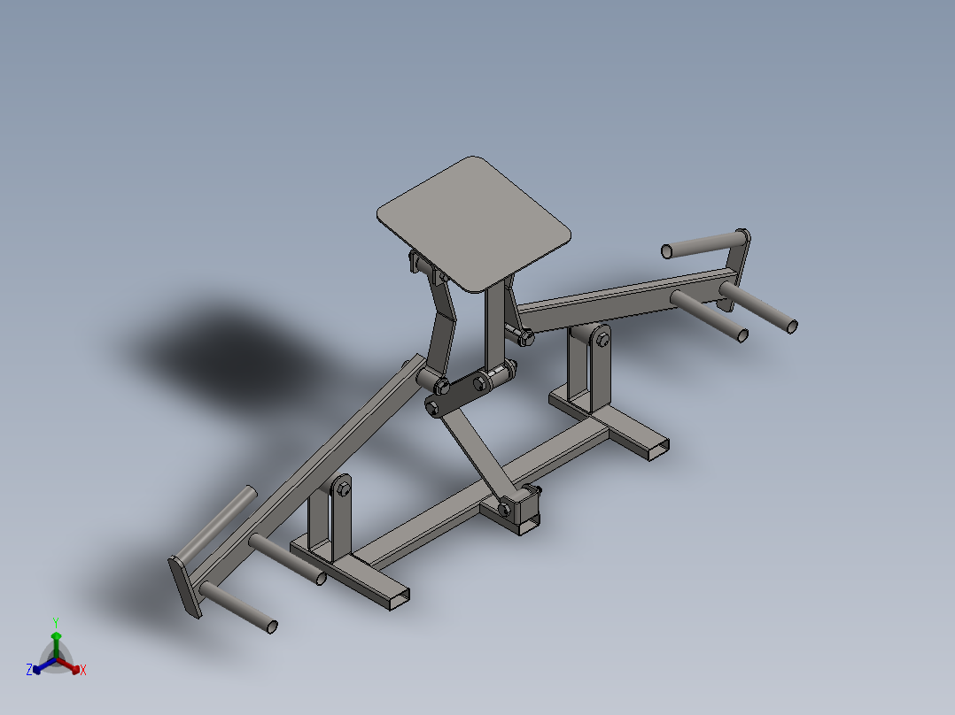 健身器材(44)正等轴测图