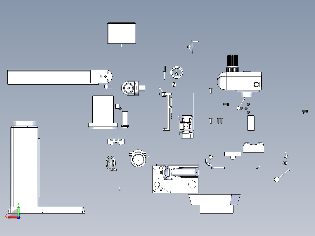 B3003822-立式磨床后视图