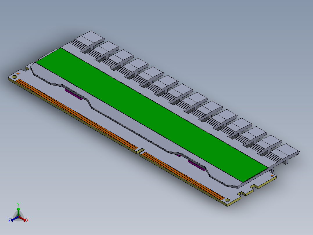 内存(8)正等轴测图