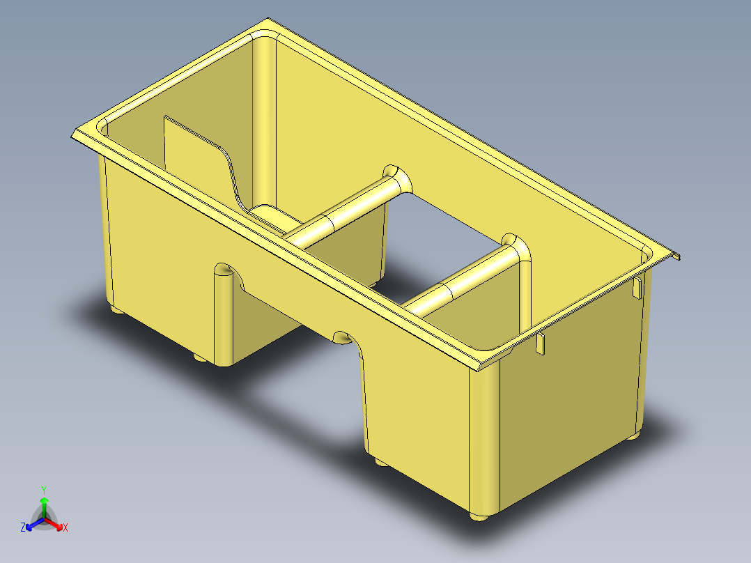 储物盒 1697809正等轴测图