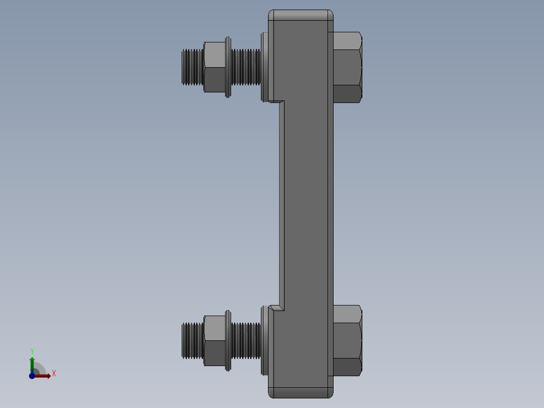 YWZ系列液位液温计YWZ-76前视图