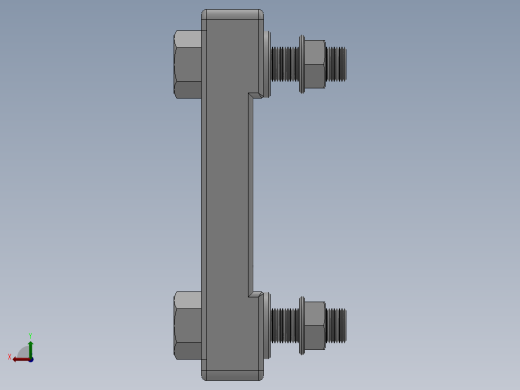 YWZ系列液位液温计YWZ-76后视缩略图