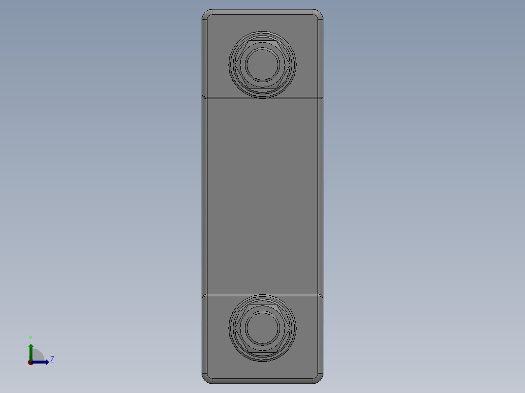 YWZ系列液位液温计YWZ-76左视图