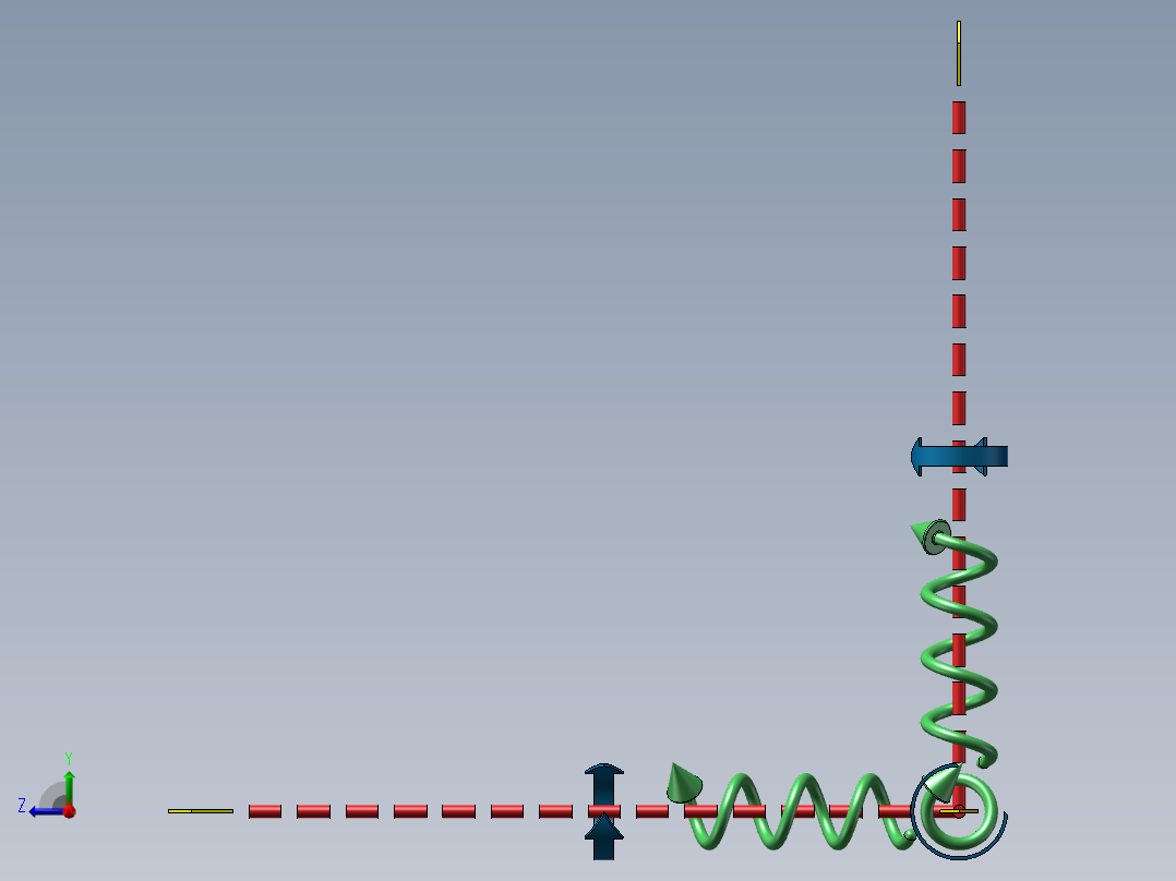 制作虚线、箭头动画右视图