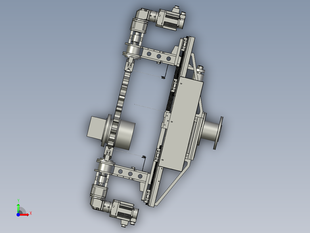 SS-06-00马达上下料总装前视图
