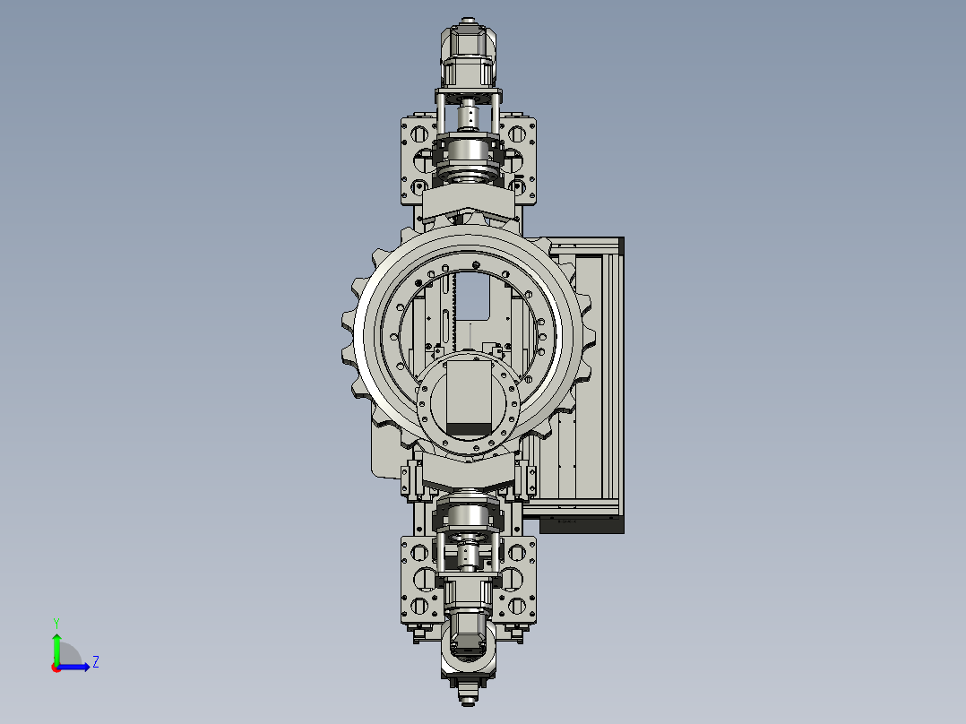 SS-06-00马达上下料总装左视图