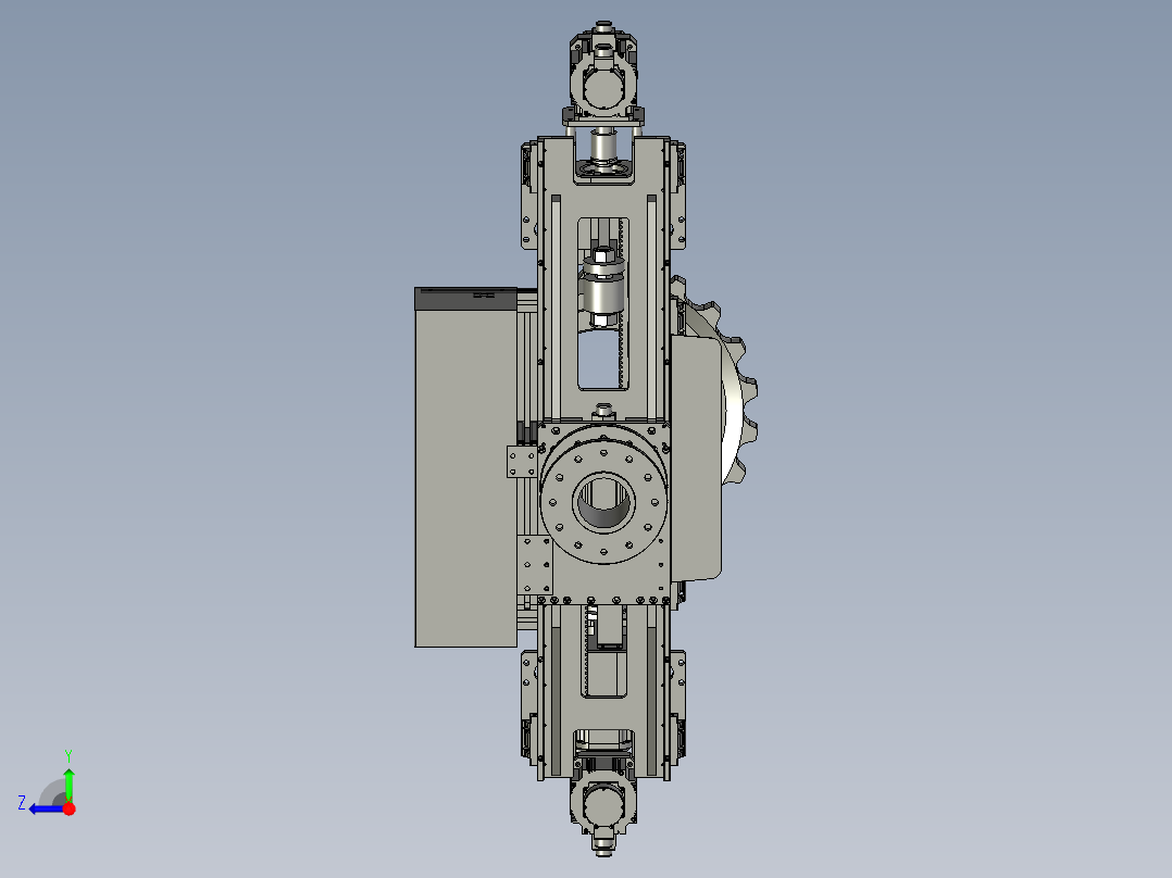 SS-06-00马达上下料总装右视图