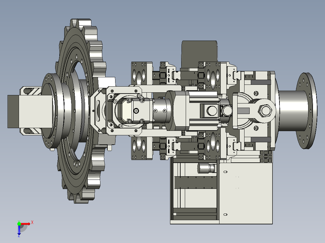 SS-06-00马达上下料总装俯视图