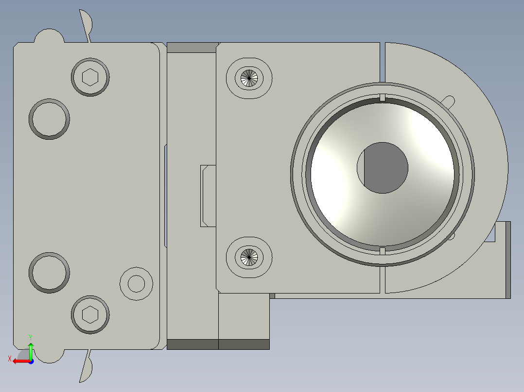 侧拍相机组件后视图