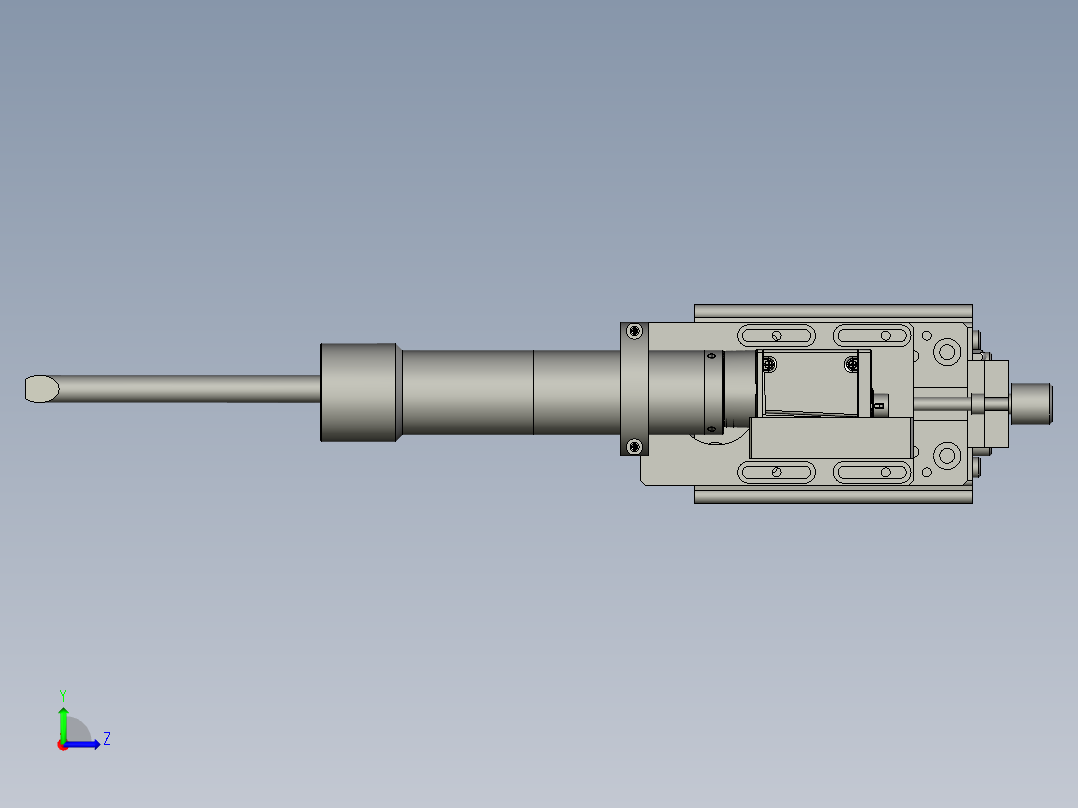 侧拍相机组件左视图